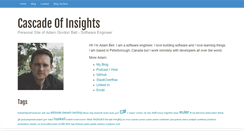 Desktop Screenshot of cascadeofinsights.com